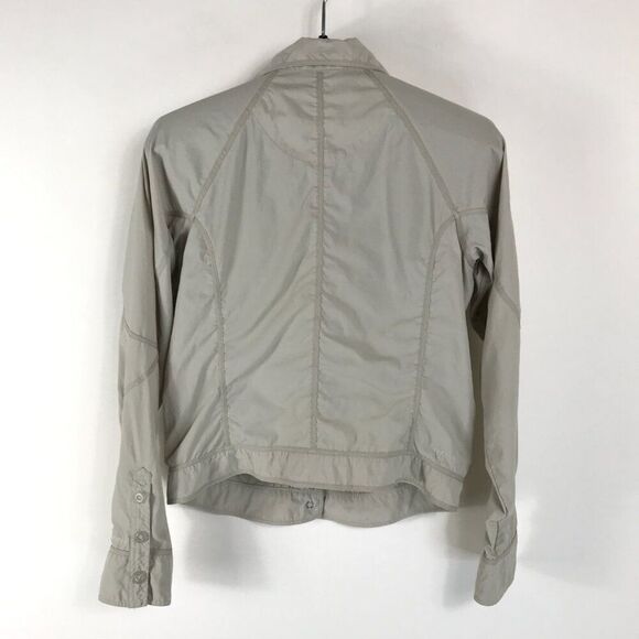Columbia Titanium Omni-Dry Shirt Jacket Women's Small Beige Lightweight Outdoor - Picture 6 of 11